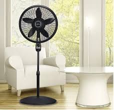Lasko 18" Stand Fan /w Remote Black