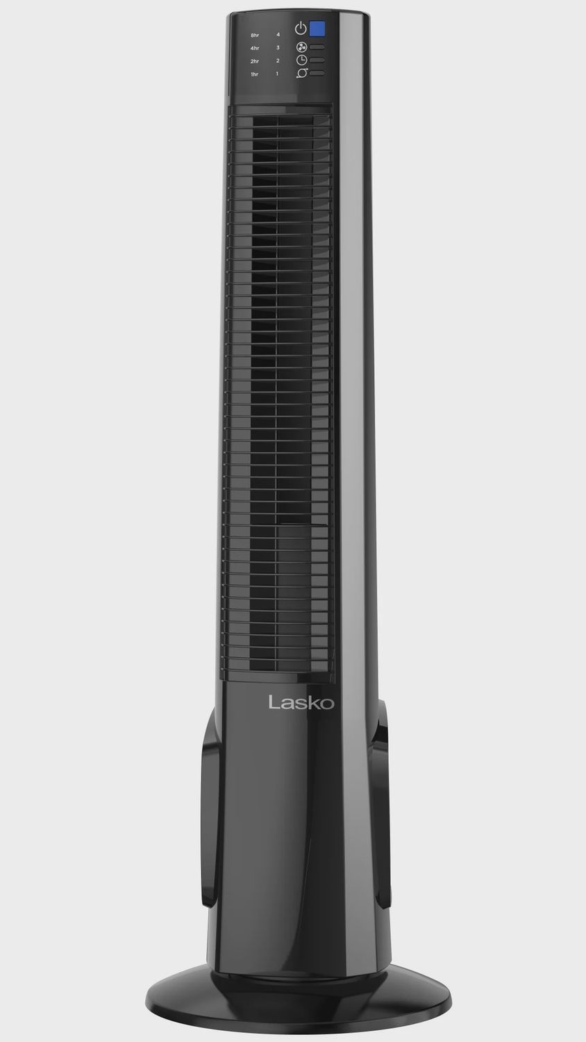 Lasko 38" Hybrid Tower Fan with Remote Control Black/Silver