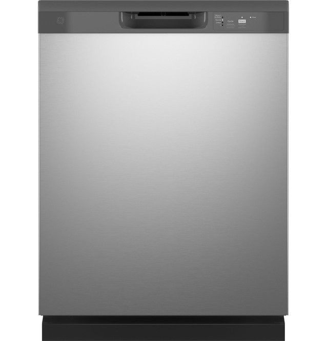 GE Dishwasher with Front Controls Stainless Steel