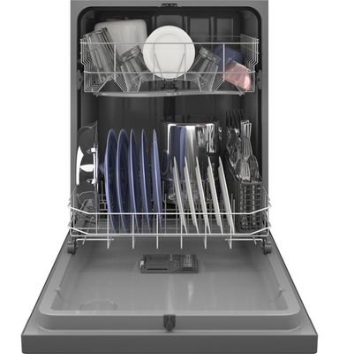 GE Dishwasher with Front Controls Stainless Steel