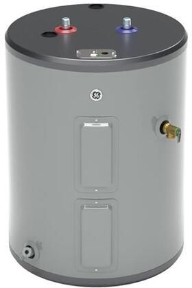 GE30L08BAM 24" Electric Water Heater with 28 Gallons Capacity  Lowboy  Quick Recovery and Top Port in