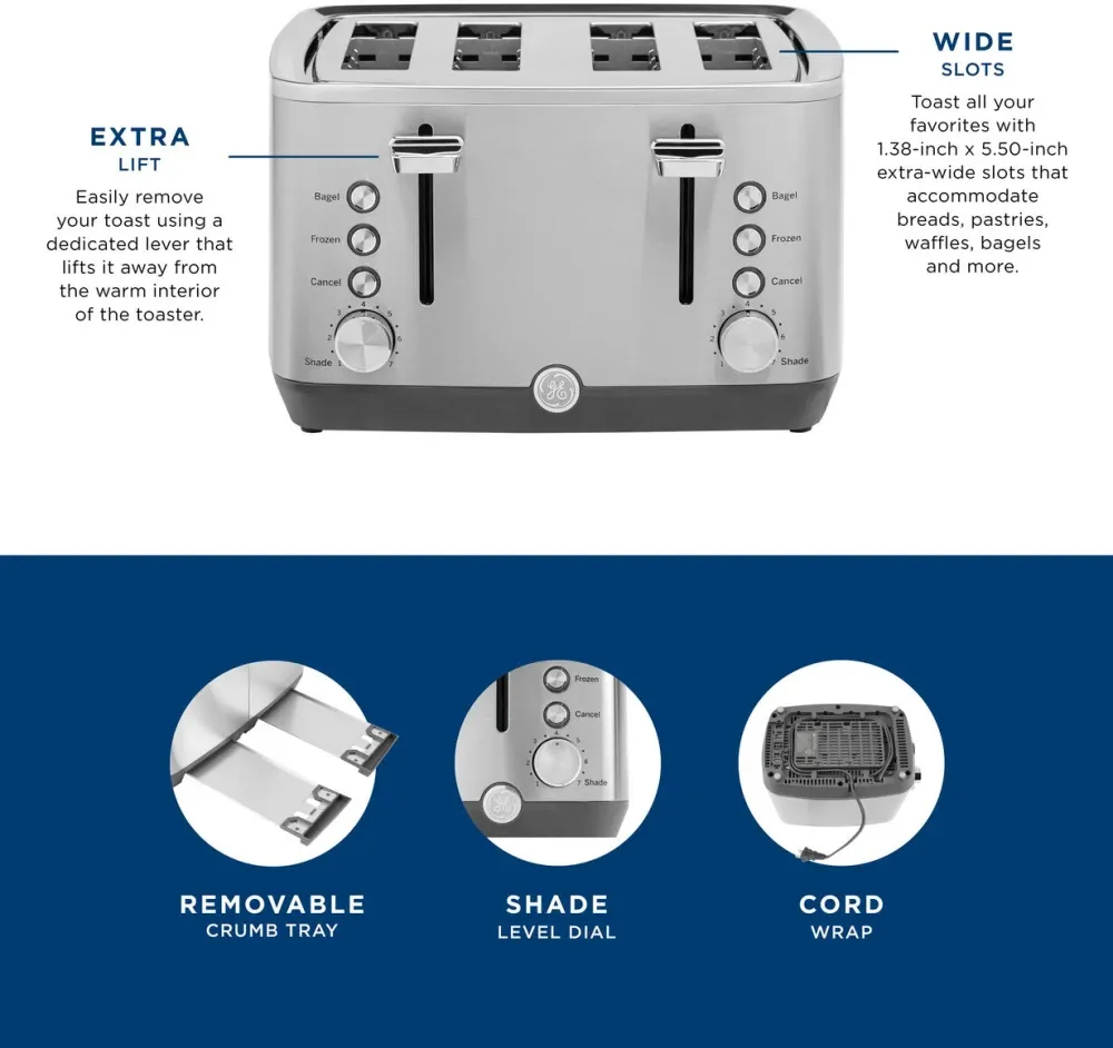 GE 4 Slice Toaster