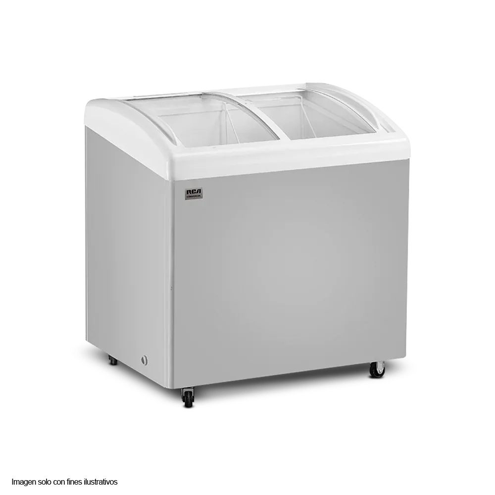 RCA 9 CU Ft Glass Door Chest Freezer