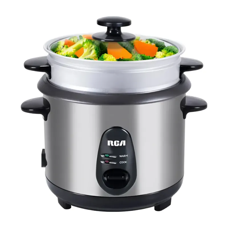 RCA Rice Cooker 15Cup and Steamer Stainless Steel