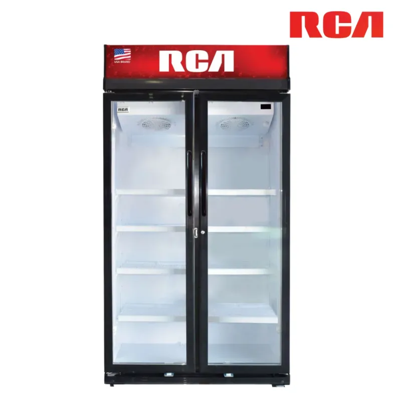 RCA 2 Door Glass Door Refrigerator - 25 Cu Ft