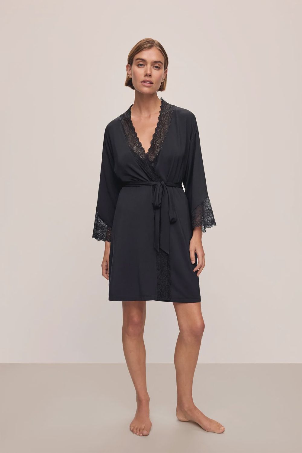 Eberjey Lara Short Robe