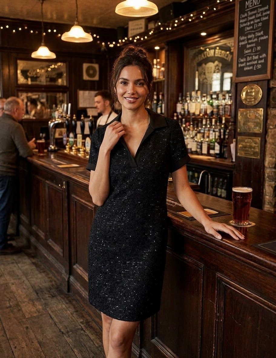 La Fee Black Dress Titus