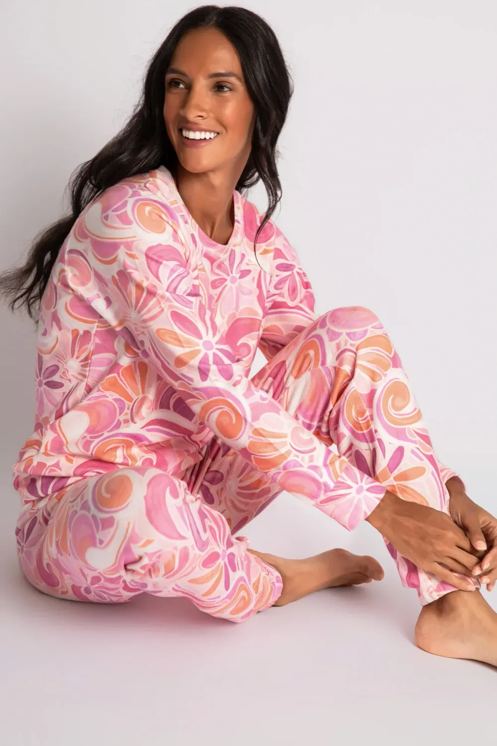 PJ Salvage Long Sleeve Groovy Top