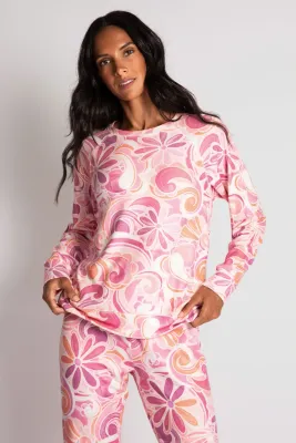 PJ Salvage Long Sleeve Groovy Top