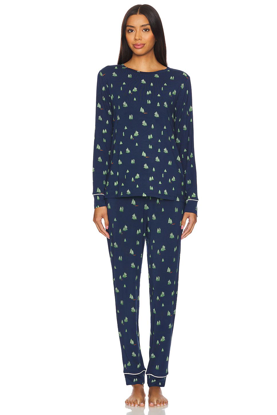 Eberjey Giselle Printed Crew Neck Set