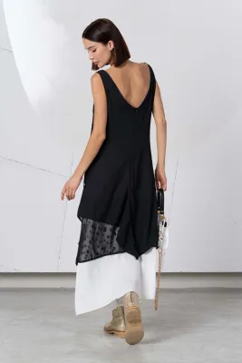 Elisa Cavaletti Bk/Wt Dress