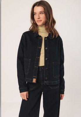 Indi &amp; Cold Dark Denim Jacket