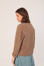 Indi &amp; Cold Camel Crochet Cardigan