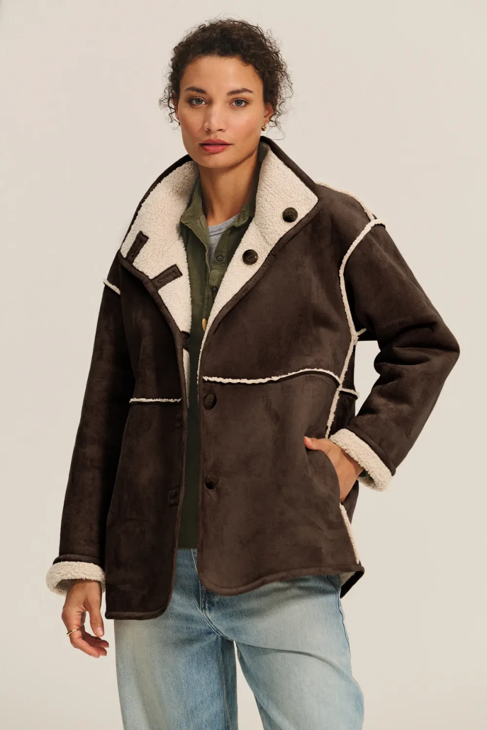 Velvet Shona Sherpa Jacket