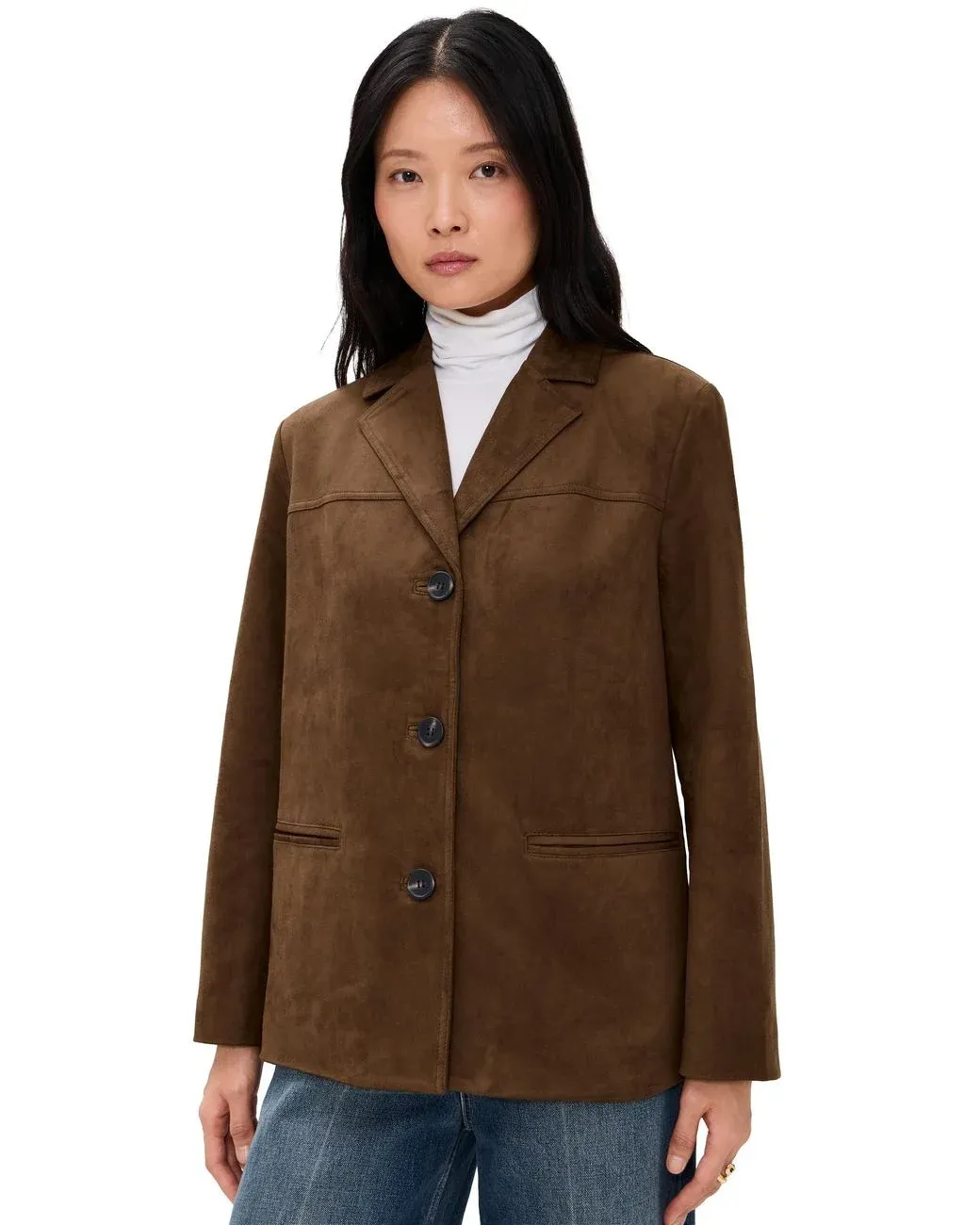 Velvet Salie Faux Suede Jacket