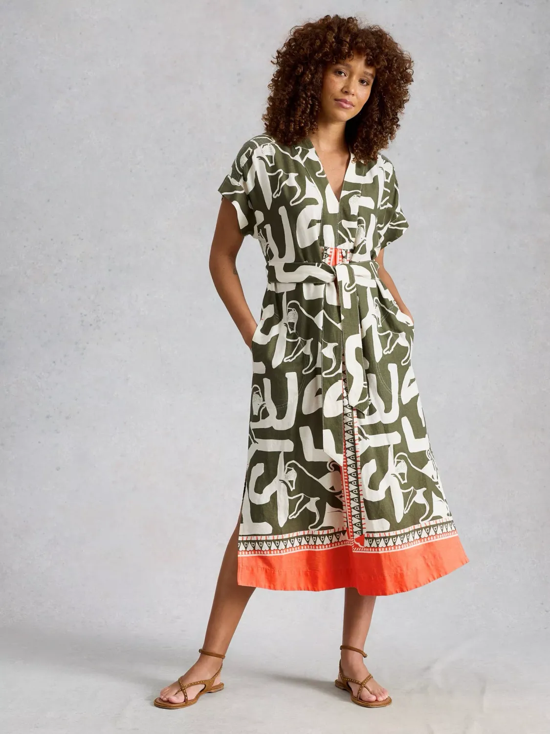 White Stuff Marianne Linen Dress