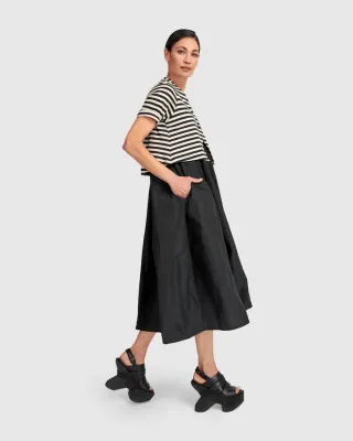 Alembika 2 in 1 Stripe Dress