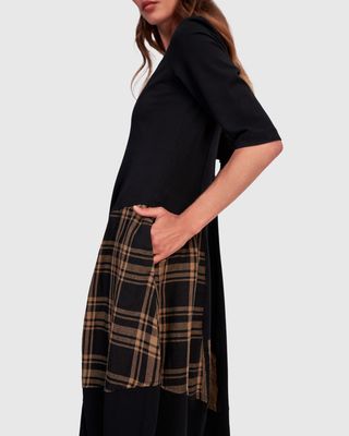 Alembika Terracotta/ Black Dress