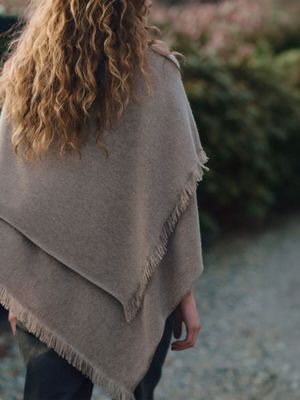 Repeat Cashmere Poncho