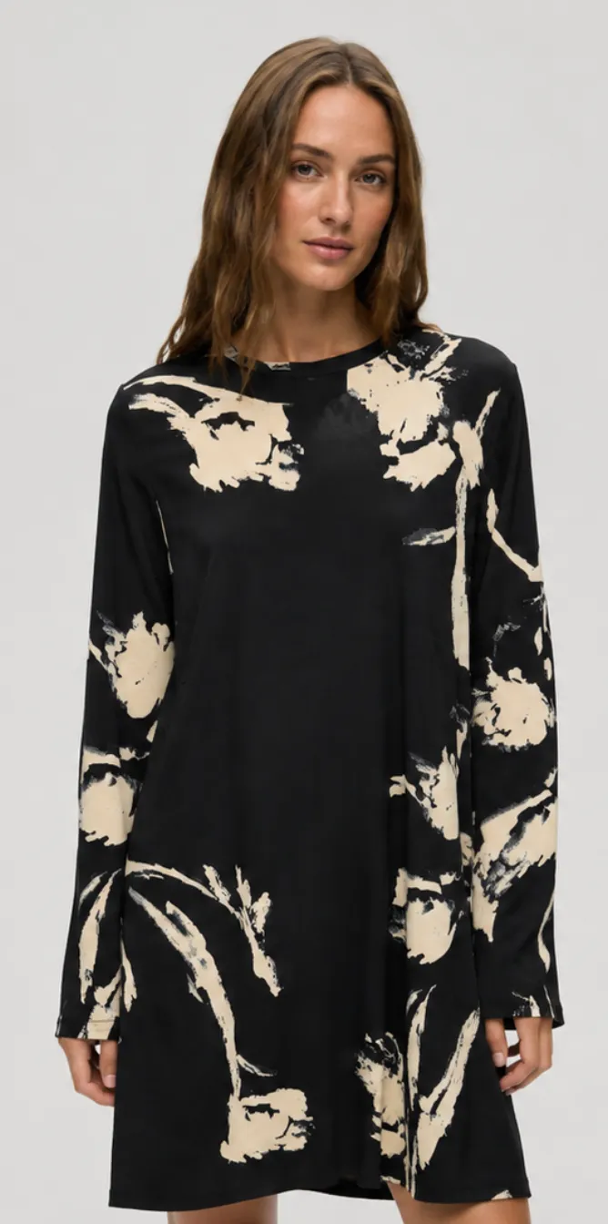 In Wear Meadow Black Dress