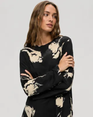 In Wear Meadow Black Dress