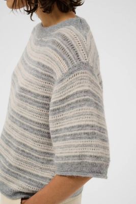 Part Two Cerys Grey/Oak Sweater Vest