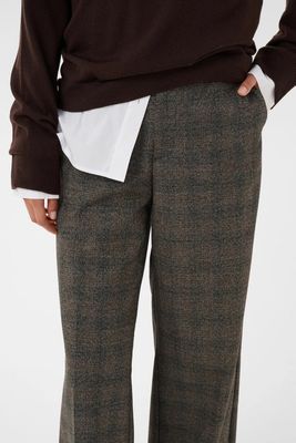 Part Two Ninni Black Check Pants