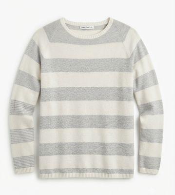Hubert Gasser Grey Stripe Sweater