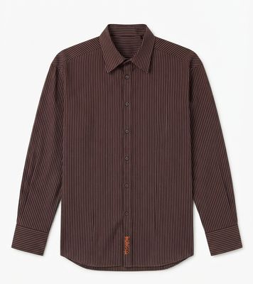 Indi &amp; Cold Camisa Burgundy Stripe  Shirt