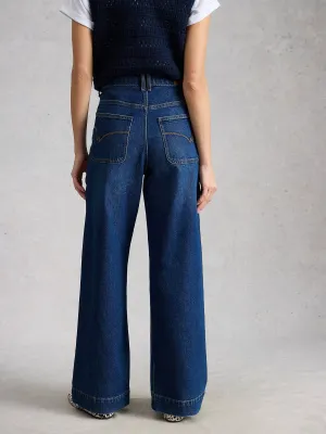 White Stuff Tia Wide Leg Crop Jean