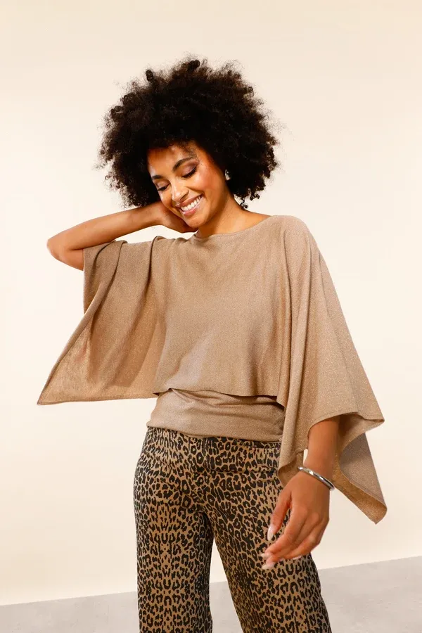 Monari Lurex Gold Top