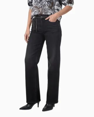 Monari Dark Grey Jean w Belt