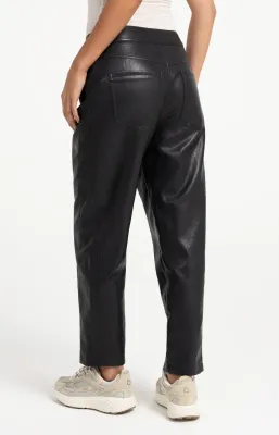 Yaya Faux Leather Trousers