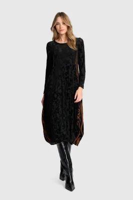 Alembika Nocturne Cocoon Dress with Slip