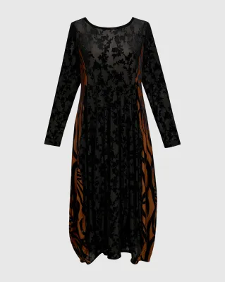 Alembika Nocturne Cocoon Dress with Slip