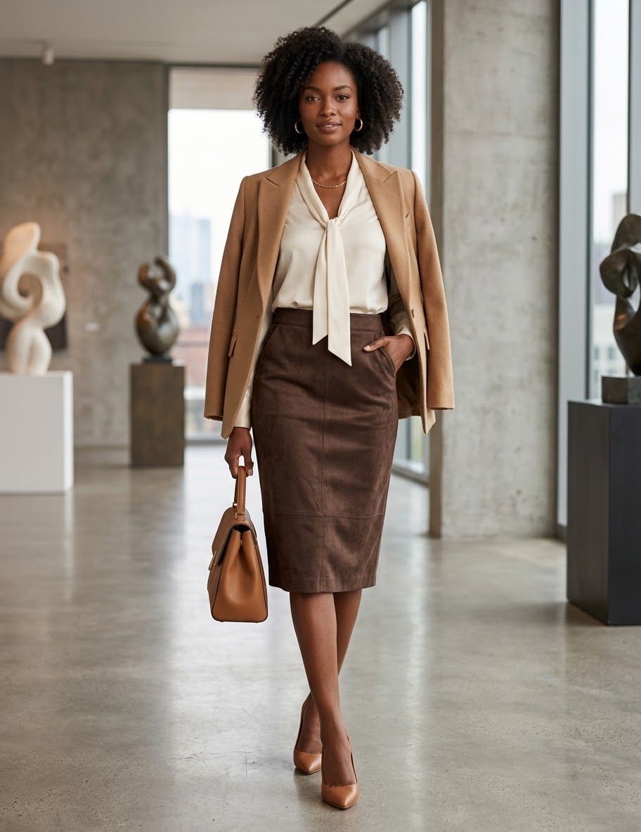 Maria Belletani D.Chocolate Brown Skirt