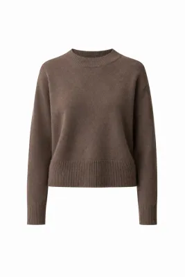 Studio Noir Knitted Sweater W/ Wide Waistband