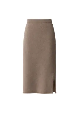 Studio Noir Knitted Skirt with Slit