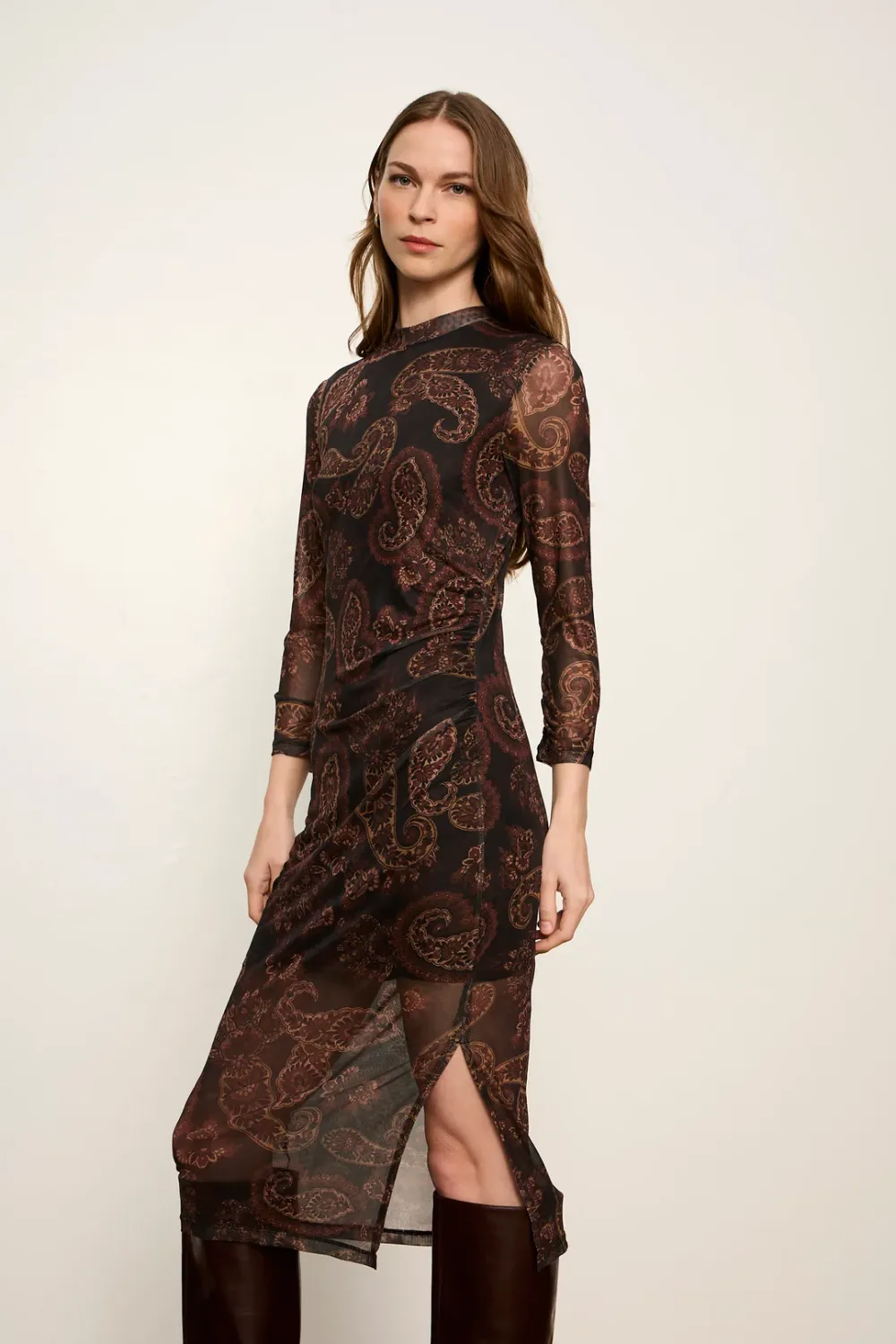 Sanctuary Easy Autumn Mesh Dress