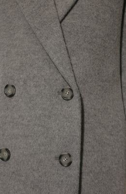 Cinzia Rocca Grey Double-Breasted Coat