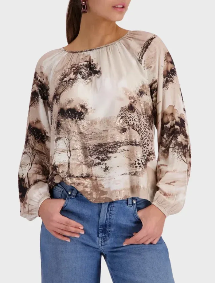 Monari All Over Savannah Blouse