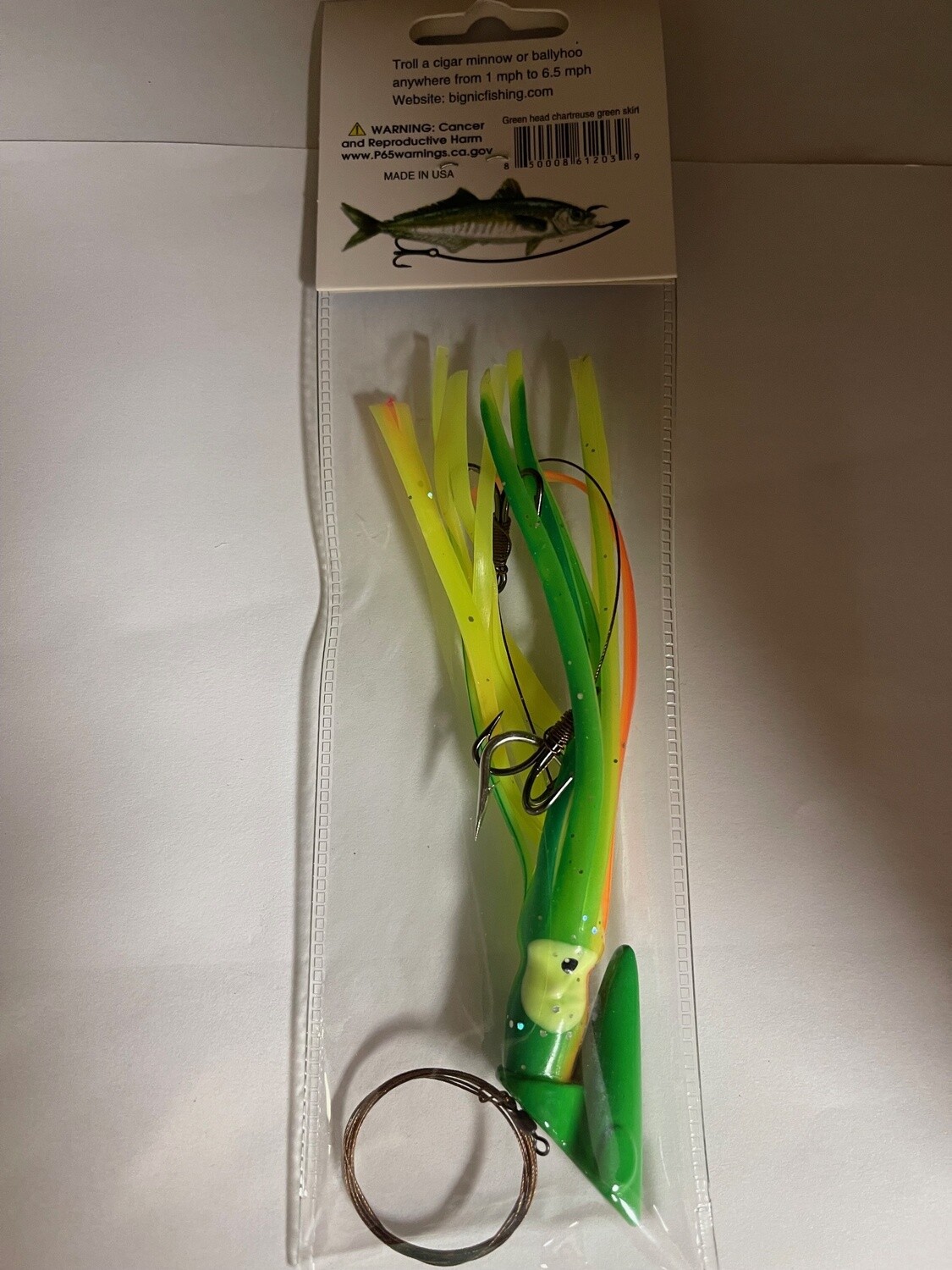 1.5 Oz Green Head Green skirt