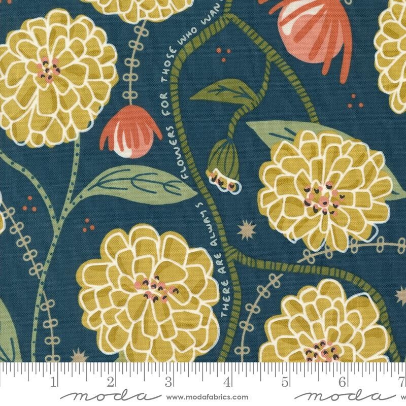 Midnight Large Flowers - Imaginary Flowers