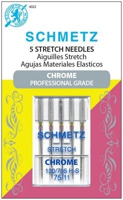 Schmetz Chrome Stretch Needle 75/11 - Schmetz - 5pc 4022