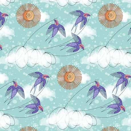 Aqua Clouds - When Pigs Fly - SALE