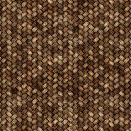 Brown Basket Weave - Cotton Tails