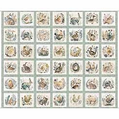 Panel - Small Animal Patch Cotton Tails