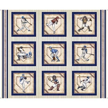 Bases Loaded - Baseball Picture Patch Panel
