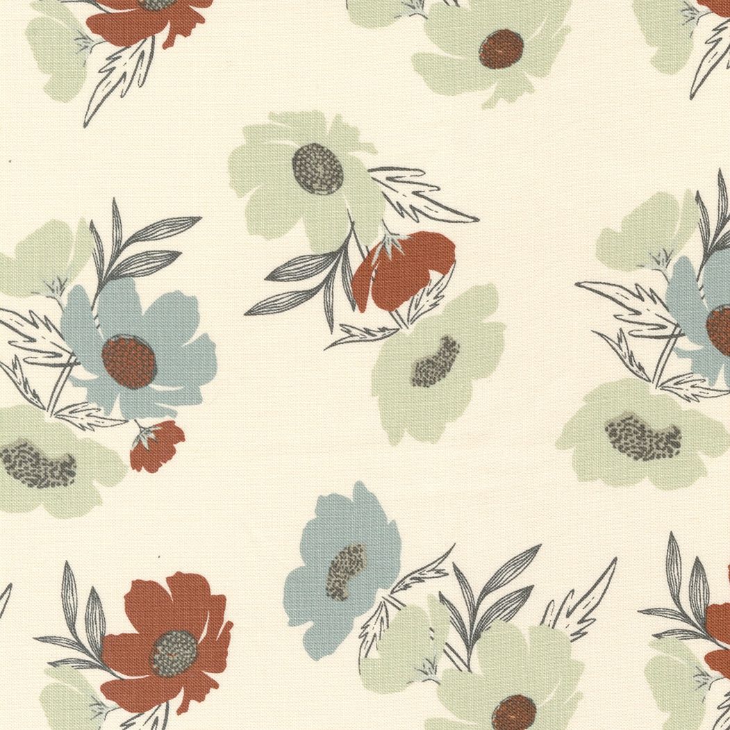Cream Tossed Woodland Wildflowers - SALE