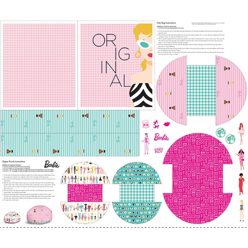 Barbie World Bag Panel